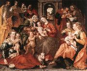 VOS, Marten de The Family of St Anne aer oil painting artist